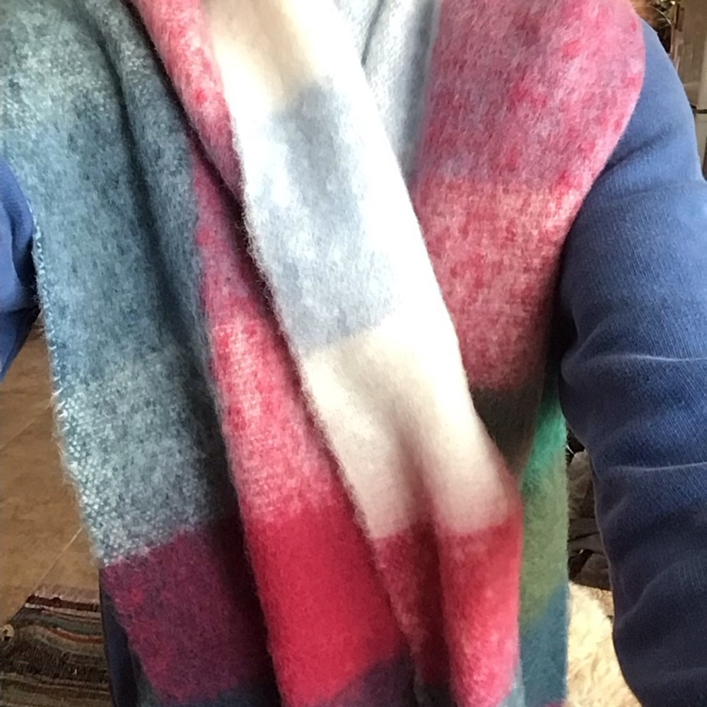 SALE FINAL 🔥Boho mohair oversized blanket scarf